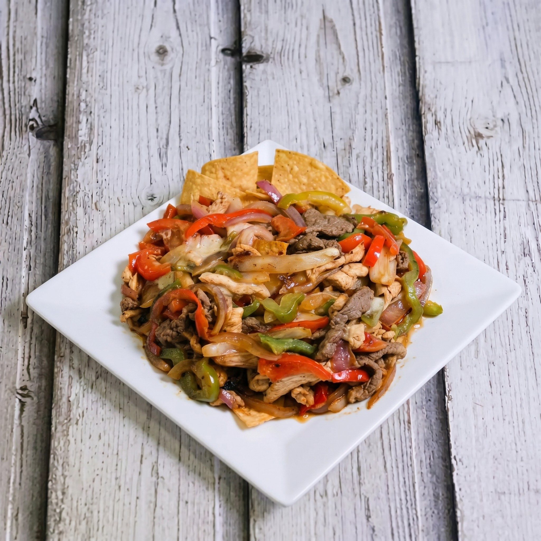 Fajitas Nachos.