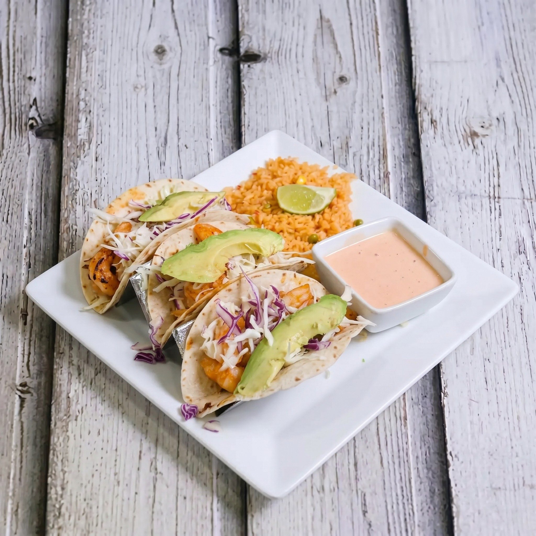 Shrimp Tacos.