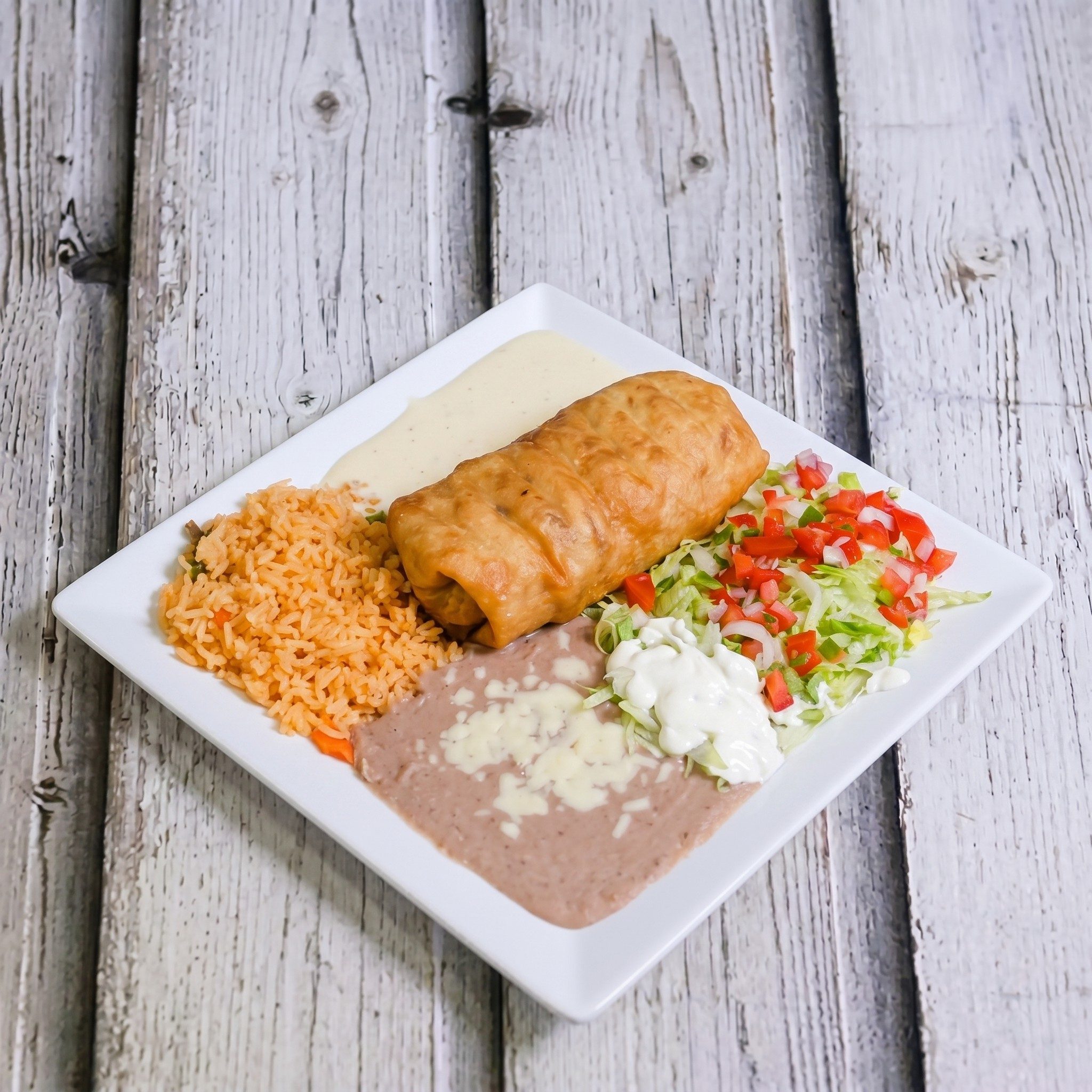 Shrimp Chimichanga.