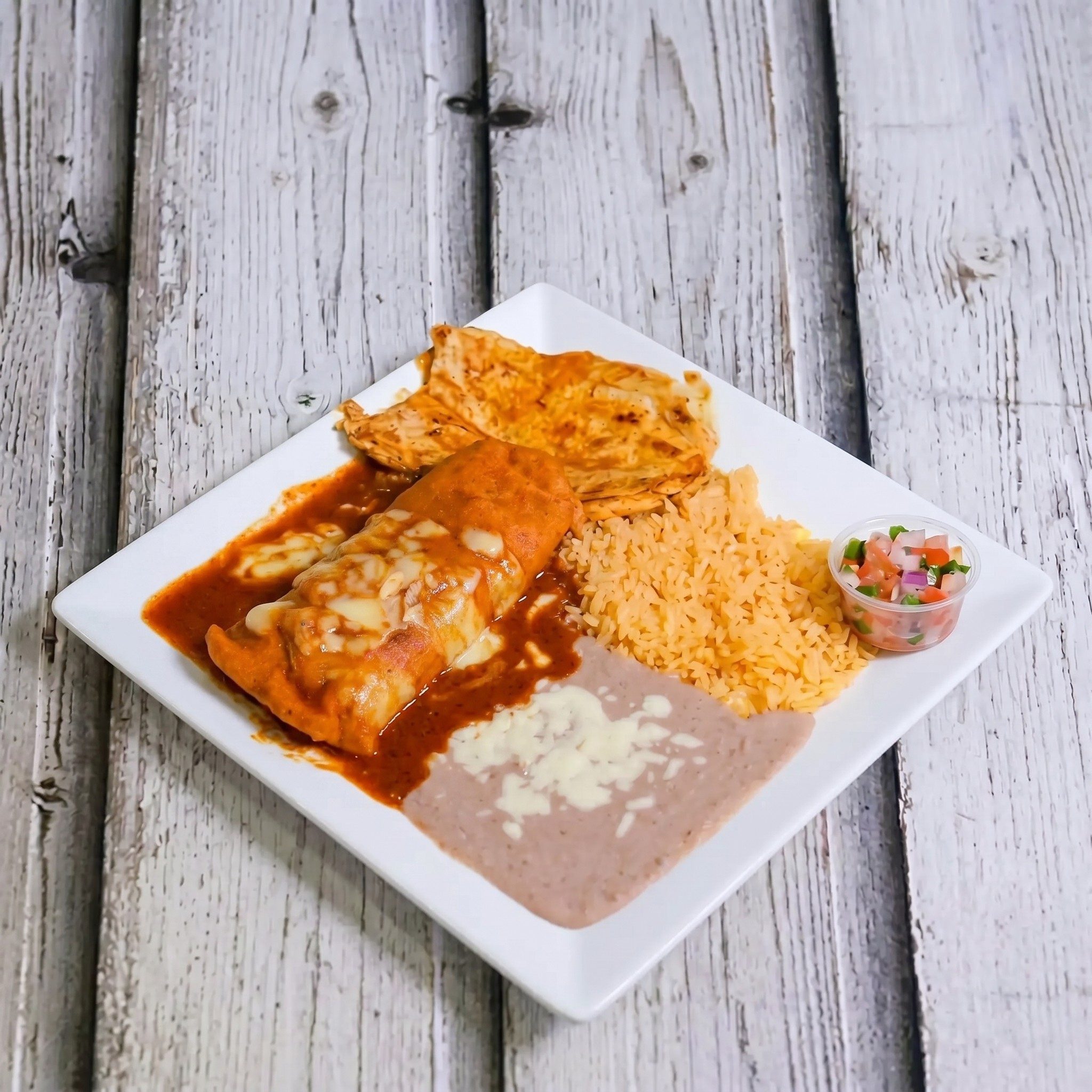 Vegetarian Enchiladas.