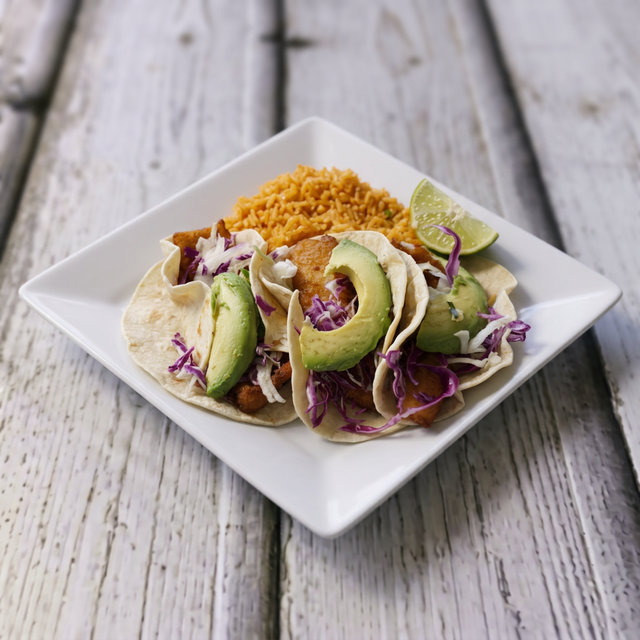 Baja Fish Tacos.